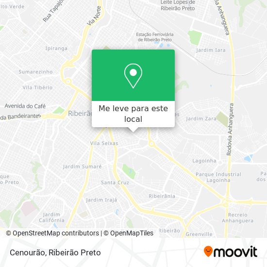 Cenourão mapa