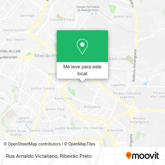 Rua Arnaldo Victaliano mapa