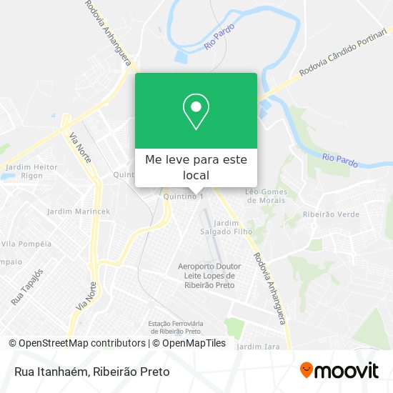 Rua Itanhaém mapa