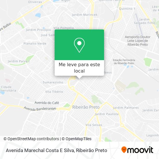 Avenida Marechal Costa E Silva mapa