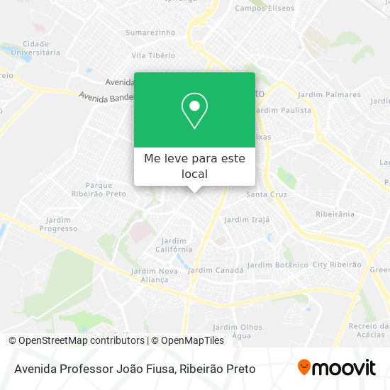 Avenida Professor João Fiusa mapa