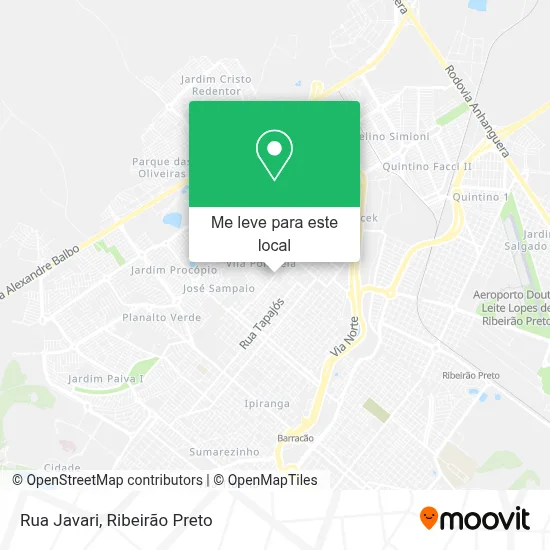 Rua Javari mapa