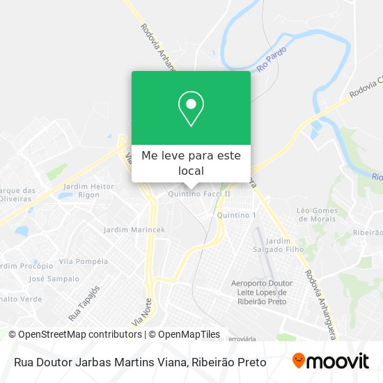 Rua Doutor Jarbas Martins Viana mapa