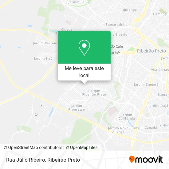 Rua Júlio Ribeiro mapa