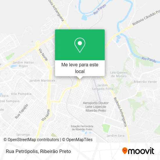 Rua Petrópolis mapa