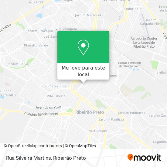 Rua Silveira Martins mapa