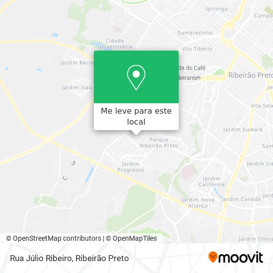 Rua Júlio Ribeiro mapa