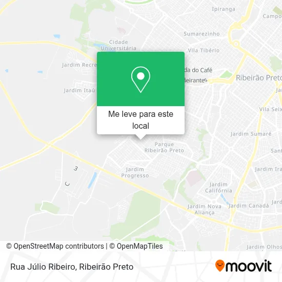 Rua Júlio Ribeiro mapa