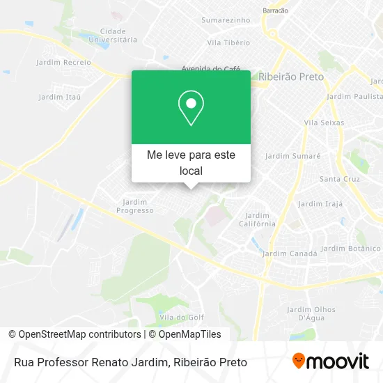 Rua Professor Renato Jardim mapa