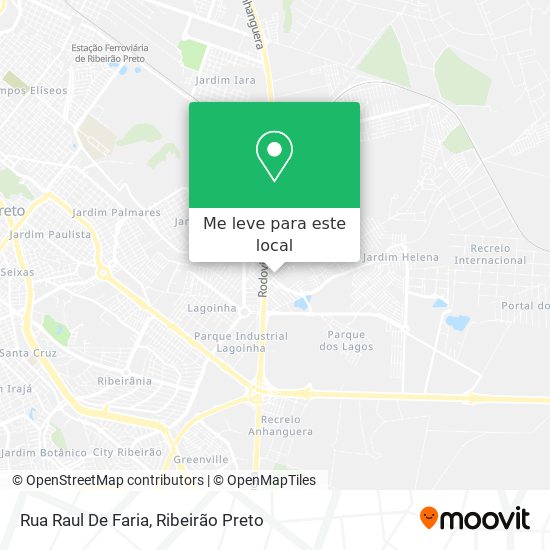 Rua Raul De Faria mapa