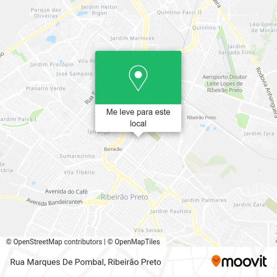Rua Marques De Pombal mapa