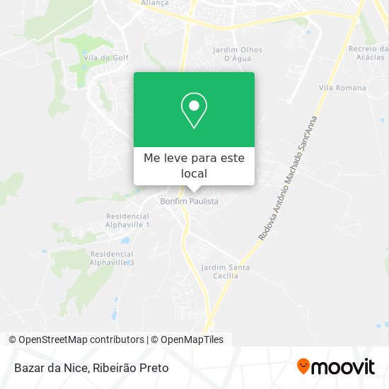 Bazar da Nice mapa