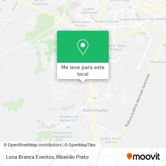 Lona Branca Eventos mapa
