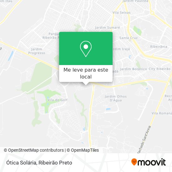 Ótica Solária mapa