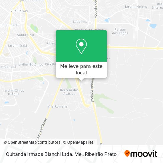 Quitanda Irmaos Bianchi Ltda. Me. mapa