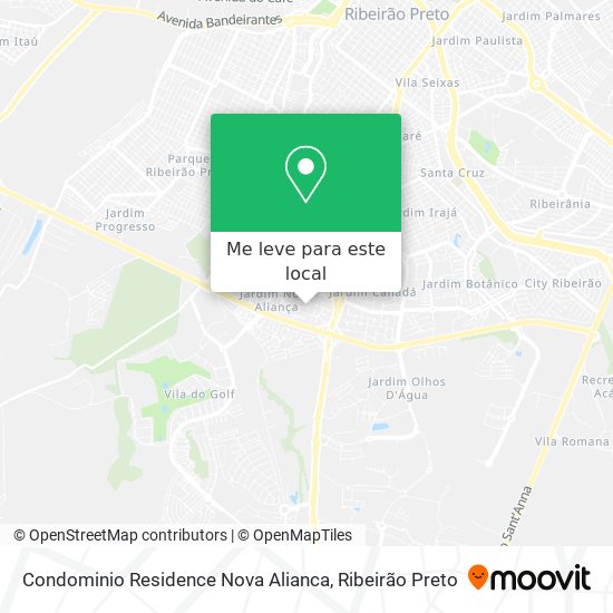 Condominio Residence Nova Alianca mapa