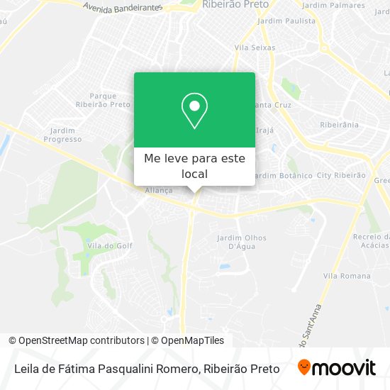 Leila de Fátima Pasqualini Romero mapa