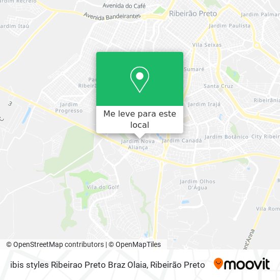 ibis styles Ribeirao Preto Braz Olaia mapa