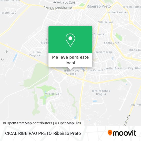 CICAL RIBEIRÃO PRETO mapa