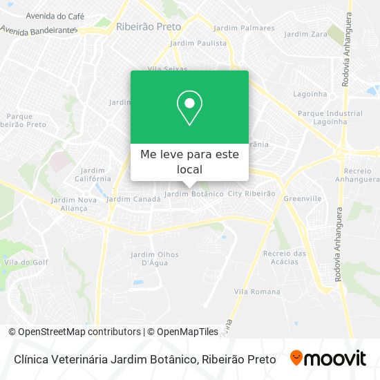 Clínica Veterinária Jardim Botânico mapa