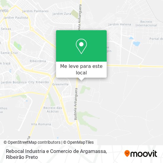 Rebocal Industria e Comercio de Argamassa mapa