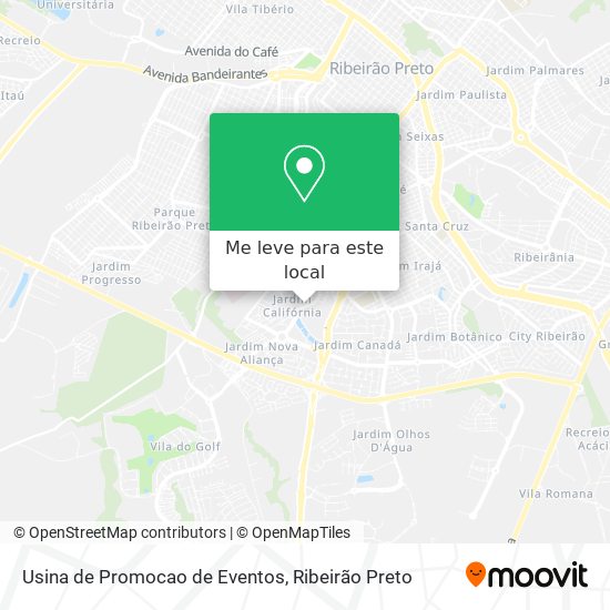 Usina de Promocao de Eventos mapa