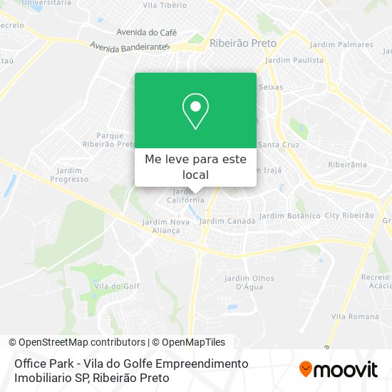 Office Park - Vila do Golfe Empreendimento Imobiliario SP mapa