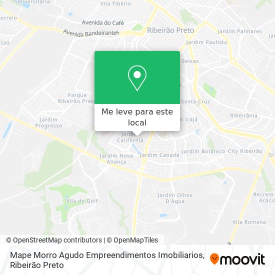 Mape Morro Agudo Empreendimentos Imobiliarios mapa
