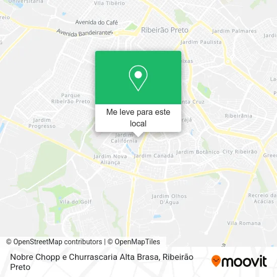 Nobre Chopp e Churrascaria Alta Brasa mapa
