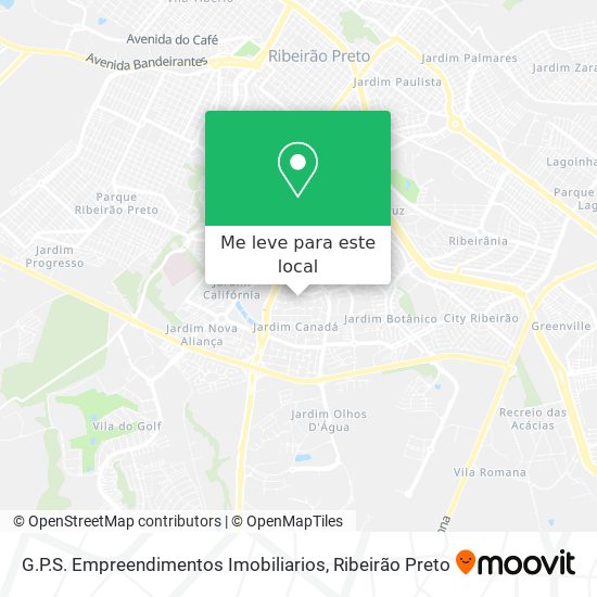 G.P.S. Empreendimentos Imobiliarios mapa