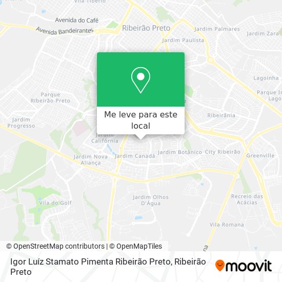 Igor Luíz Stamato Pimenta Ribeirão Preto mapa