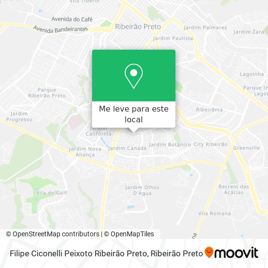 Filipe Ciconelli Peixoto Ribeirão Preto mapa