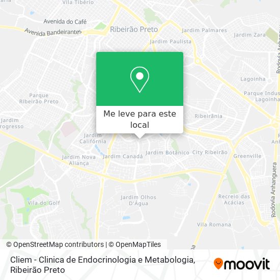 Cliem - Clinica de Endocrinologia e Metabologia mapa