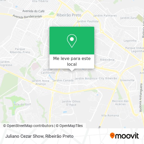 Juliano Cezar Show mapa