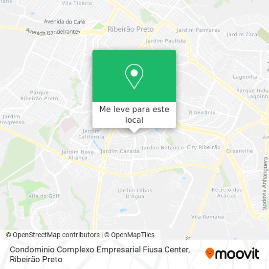 Condominio Complexo Empresarial Fiusa Center mapa