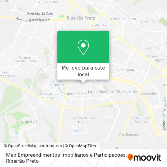 Map Empreendimentos Imobiliarios e Participacoes mapa