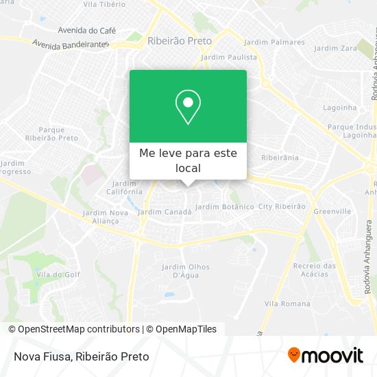 Nova Fiusa mapa