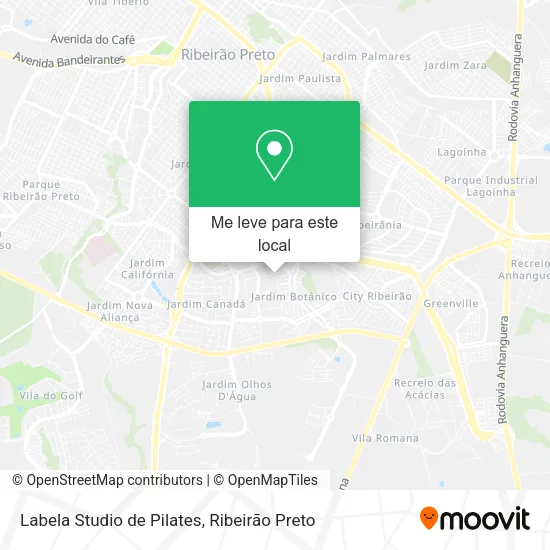 Labela Studio de Pilates mapa