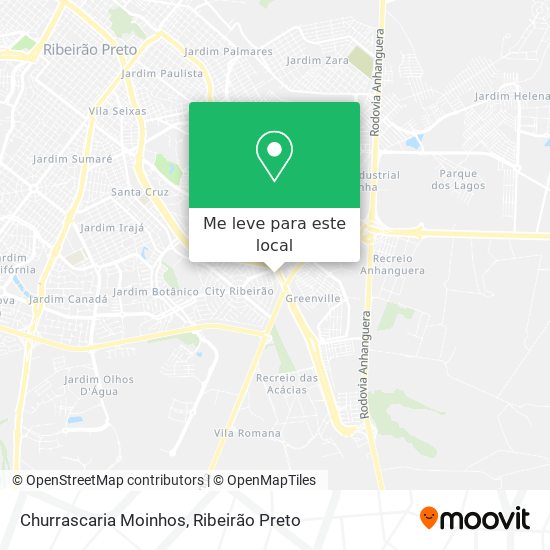 Churrascaria Moinhos mapa