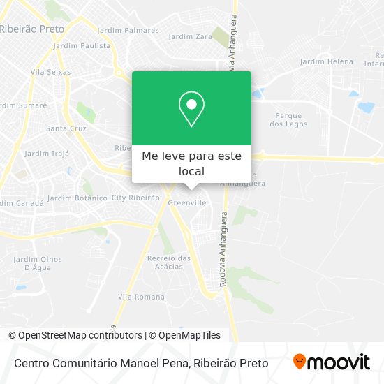 Centro Comunitário Manoel Pena mapa