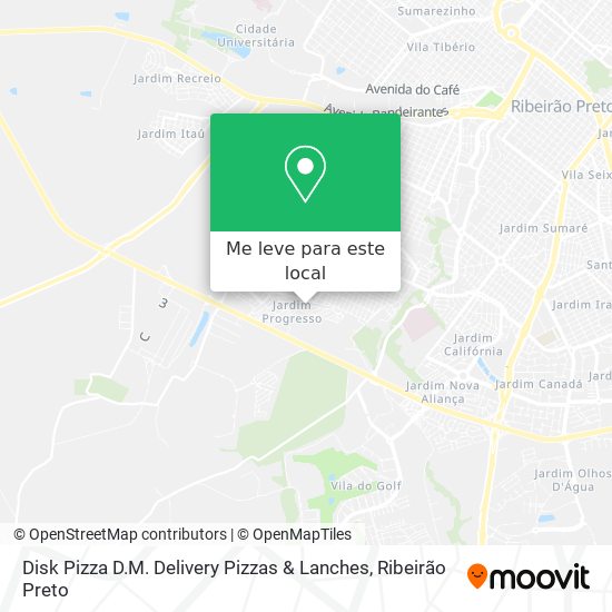 Disk Pizza D.M. Delivery Pizzas & Lanches mapa