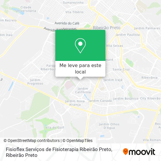 Fisioflex Serviços de Físioterapia Ribeirão Preto mapa