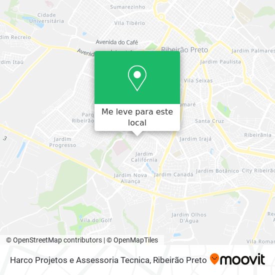 Harco Projetos e Assessoria Tecnica mapa