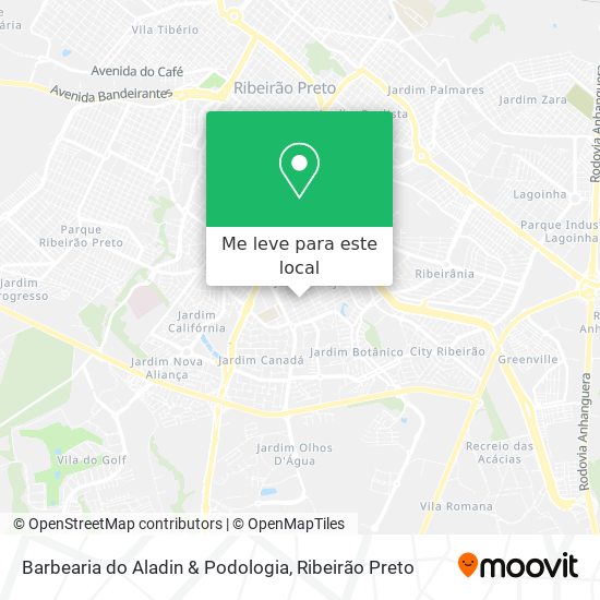 Barbearia do Aladin & Podologia mapa