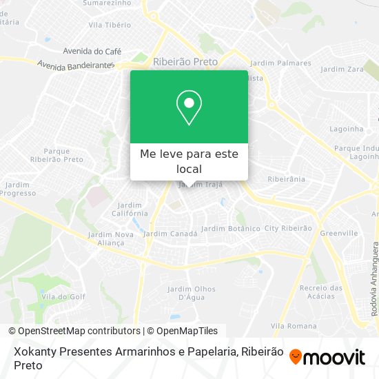 Xokanty Presentes Armarinhos e Papelaria mapa