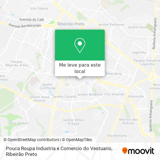 Pouca Roupa Industria e Comercio do Vestuario mapa