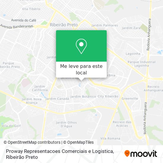 Proway Representacoes Comerciais e Logistica mapa