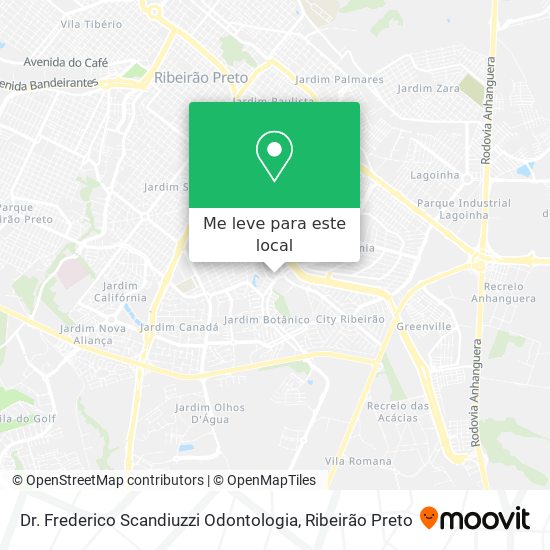 Dr. Frederico Scandiuzzi Odontologia mapa