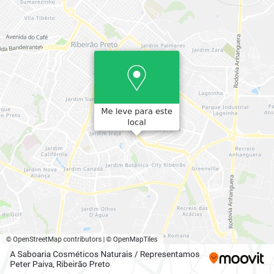 A Saboaria Cosméticos Naturais / Representamos Peter Paiva mapa