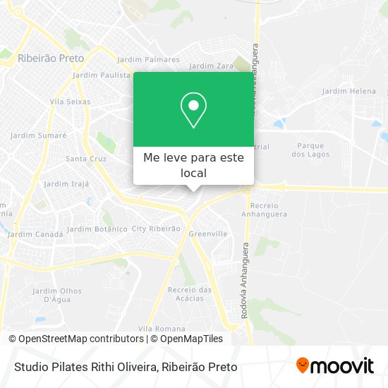 Studio Pilates Rithi Oliveira mapa